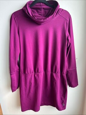 Purple cowl neck Mountain Hardwear dress / tunic